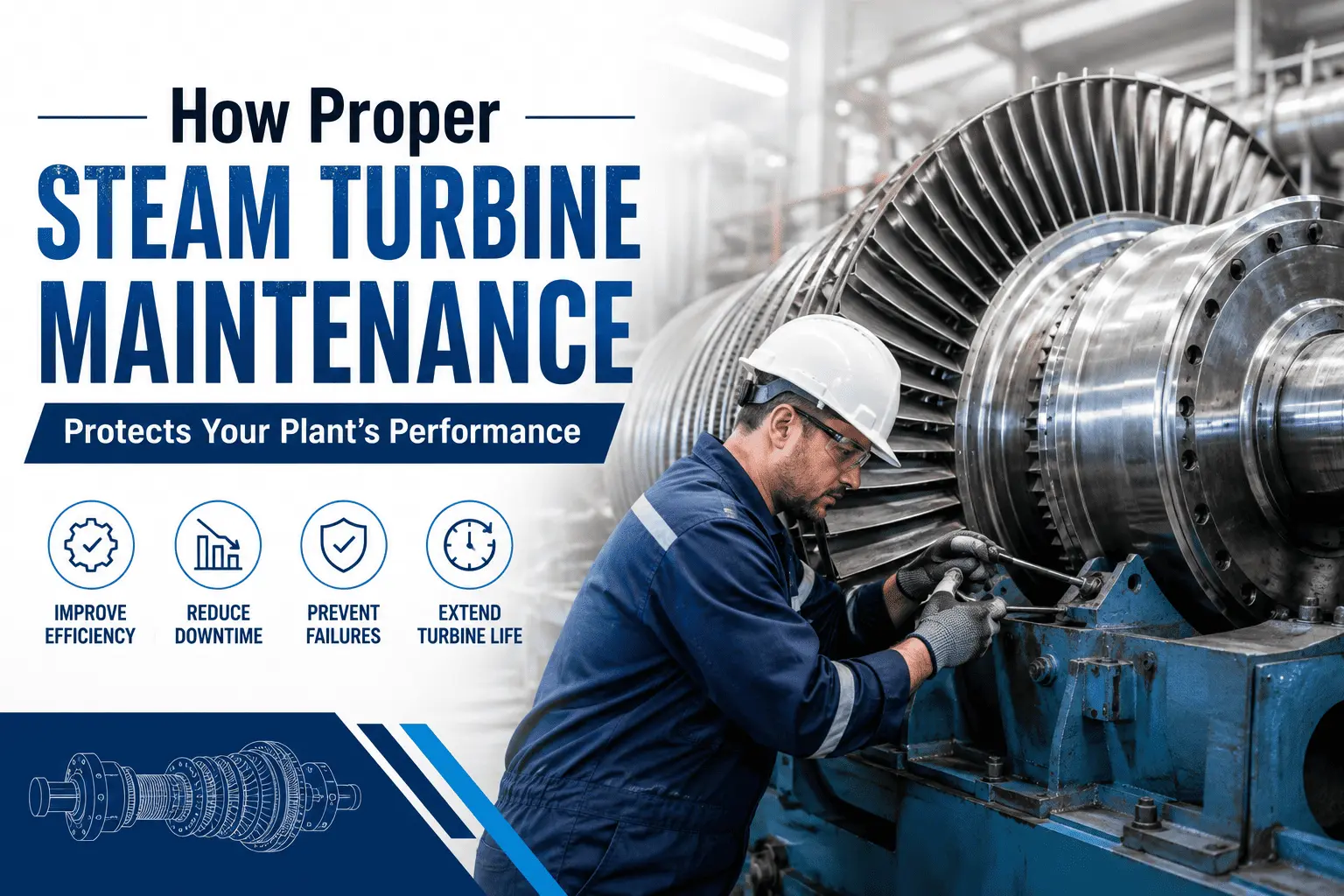 How Proper Steam Turbine Maintenance Protects Your Plant’s Performance